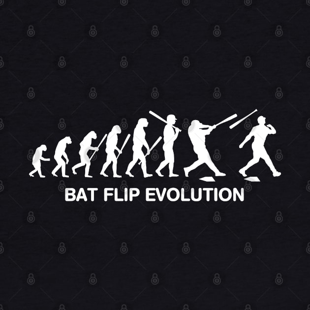 Funny Baseball Home Run Bat Flip Dinger Evolution Hitter by TeeCreations